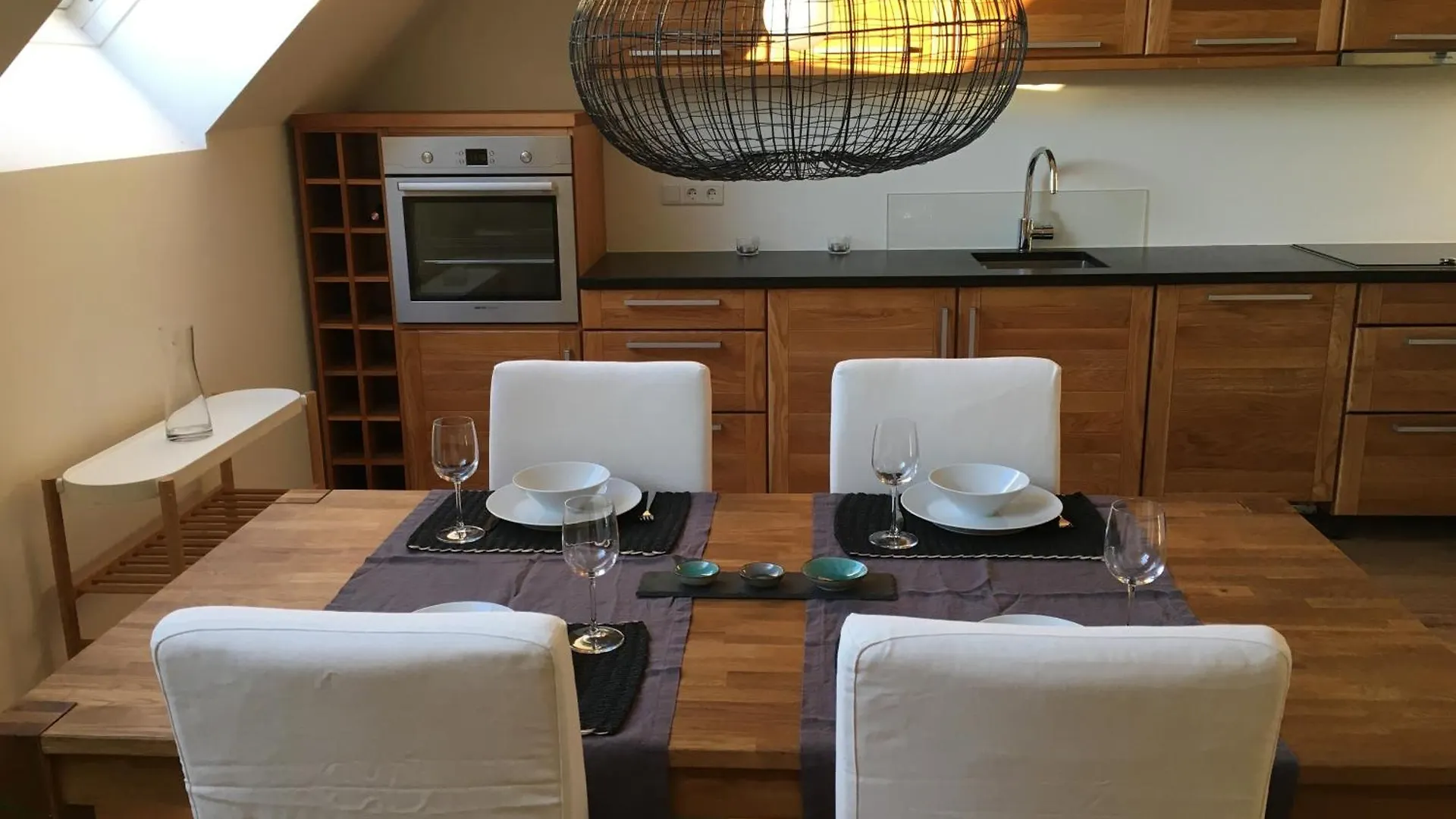 Central Rooftop Flat With Fire Place And Terrace Appartement Wenen